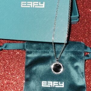 New EFY Silver Pendant Necklace- Never Worn